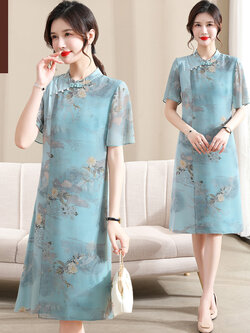 เสื้อผ้าคุณแม่วัย 60 เสื้อคนแก่ผู้หญิงวัย60