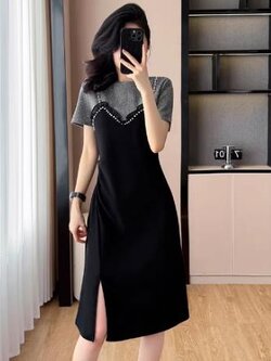 เดรสสีดำสุภาพ เรียบหรู ดูดี เหมาะกับทุกโอกาส | เดรสผู้หญิงแฟชั่นสุภาพ