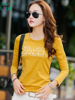 เสื้อยืดแฟชั่น Spring new Korean wave sleeve t-shirt