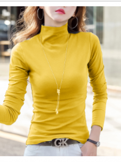 เสื้อยืดสีเหลือง เสื้อยืดสีเหลืองสวยๆ เสื้อยืดสีเหลืองผู้หญิง จัดส่งฟรีทั่วประเทศไทย