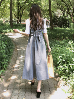 เดรสเกาหลีหลวมๆใส่สบาย By Yiliansu