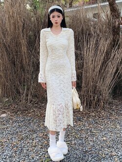 เดรสสาวอวบ มีไซส์ L-4XLอกเสื้อ 38-47 นิ้ว ใส่ได้ทั้งสาวหุ่นดีน่ารักจนถึงสาวอวบพลัสไซส์ จัดส่งฟรี! ทักแชทสั่งซื้อ