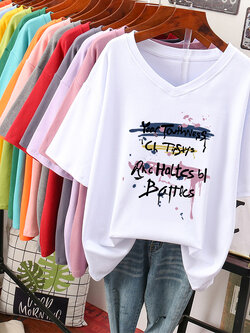 เสื้อยืดคอตตอน สกรีนลายน่ารัก มีหลากหลายสี ส่งฟรีทั่วไทย BY JIMIAO