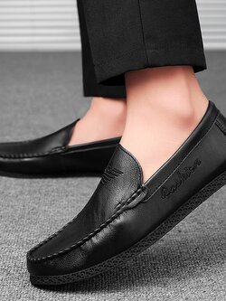 รองเท้าหนังผู้ชาย มีไซส์39-44 รองเท้าโลฟเฟอร์ชาย Slip-On Shoes
