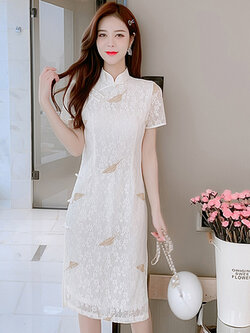 ชุดเดรสสั้น ชุดเดรสสั้นลายดอก ชุดเดรสสั้นวัยรุ่น By Meiyi women's clothing