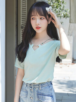 เสื้อผ้าวัยรุ่นเกาหลี เสื้อยืดวัยรุ่นผู้หญิง มีขนาด S M L XL