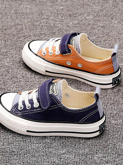 รองเท้าผ้าใบเด็ก รองเท้ากีฬาเด็ก รองเท้าผ้าใบเด็กแนวสปอร์ท