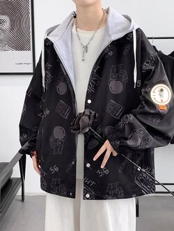 เสื้อแจ็คเก็ตเบสบอล เสื้อคลุม เสื้อแขนยาวสไตล์เกาหลี