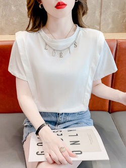 เสื้อผ้าวัยรุ่นเกาหลี เสื้อยืดวัยรุ่นผู้หญิง มีขนาด S M L XL