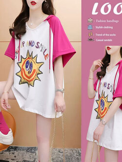 เสื้อยืดคนอ้วนแบบโอเวอร์ไซส์แบบ ulzzang fashion สนใจทักแชท