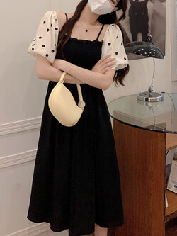 เดรสวัยรุ่น-เดรสคนอ้วนวัยรุ่น L-4XL(อก38-46 นิ้ว)