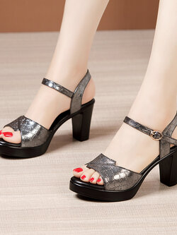 รองเท้าส้นสูงผู้หญิง รองเท้าส้นสูงรัดส้นผู้หญิง ส้นสูงนำเข้า ส้นสูงสวยหรู By Fashion Shoes Cabinat