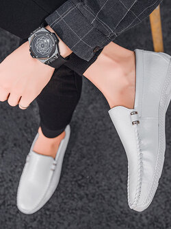 รองเท้าหนังผู้ชาย มีไซส์39-44 รองเท้าโลฟเฟอร์ชาย Slip-On Shoes