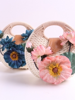 กระเป๋าสานเก๋ๆ กระเป๋าสานสวยๆน่ารัก