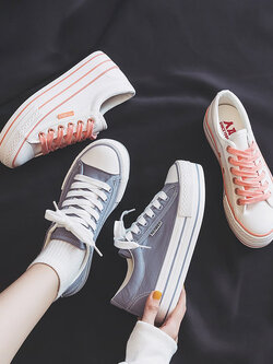 รองเท้าผ้าใบ ผู้หญิง รองเท้าผ้าใบวัยรุ่น แบรนด์ RENBEN