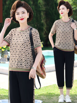 เสื้อผ้าคุณแม่วัย 60 เสื้อคนแก่ผู้หญิงวัย60