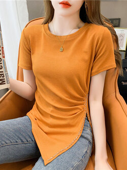 เสื้อยืดวัยรุ่นน่ารักๆ เสื้อวัยรุ่นแขนสั้น เสื้อผ้าวัยรุ่นเกาหลี แบรนด์ Wiyike