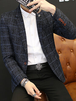สูท Blazers ผู้ชาย เสื้อคลุมสไตล์สูท สำหรับผู้ชาย