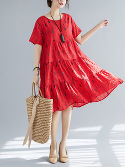 เสื้อผ้าฝ้าย เสื้อผ้าลินิน สไตล์ฤดูร้อน BY Lian Zhi Cotton and linen art สไตล์VINTAGE มีขนาดไซส์อกประมาณ 35-40 นิ้ว