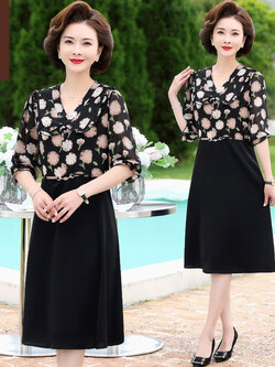 เสื้อผ้าคุณแม่วัย 60 เสื้อคนแก่ผู้หญิงวัย60