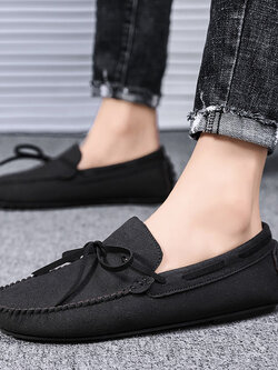รองเท้าหนังผู้ชาย มีไซส์39-44 รองเท้าโลฟเฟอร์ชาย Slip-On Shoes