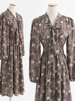 เดรสชีฟอง เดรสลายดอกไม้ Fairy House