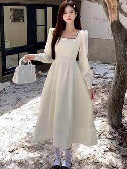 เดรสสาวอวบ มีไซส์ L-4XLอกเสื้อ 38-47 นิ้ว ใส่ได้ทั้งสาวหุ่นดีน่ารักจนถึงสาวอวบพลัสไซส์ จัดส่งฟรี! ทักแชทสั่งซื้อ