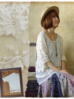 เสื้อญี่ปุ่น แนวพาสเทล สไตล์SEN MORI