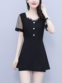 เดรสไซส์ใหญ่ ชุดเดรสสาวพลัสไซส์ เดรสเรียบหรู ไซส์ใหญ่ BY SHUYA