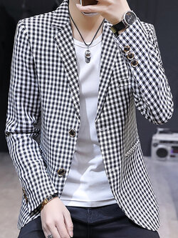 สูท Blazers ผู้ชาย เสื้อคลุมสไตล์สูท สำหรับผู้ชาย