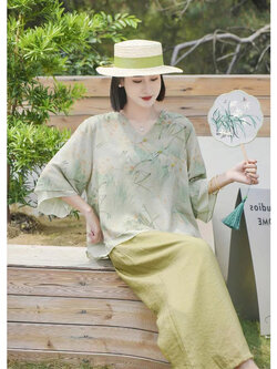 เสื้อลินิน เสื้อผ้าฝ้ายลินิน เสื้อเชิ้ตผ้าลินิน