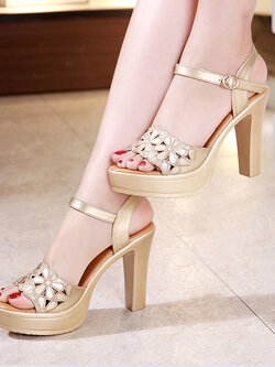 รองเท้าส้นสูงผู้หญิง รองเท้าส้นสูงรัดส้นผู้หญิง ส้นสูงนำเข้า ส้นสูงสวยหรู By Fashion Shoes Cabinat