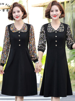 เดรสวัยผู้ใหญ่40-60ปี เดรสคุณแม่ ชุดเดรสทำงานวัยผู้ใหญ่ แบรนด์ MAMA DRESS