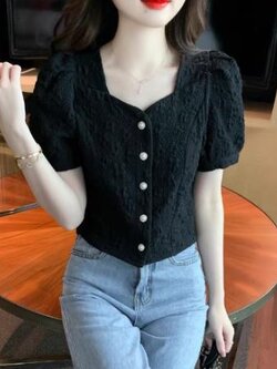 เสื้อสีดำสุภาพ เรียบหรู ดูดี เหมาะกับทุกโอกาส | เสื้อผู้หญิงสุภาพ