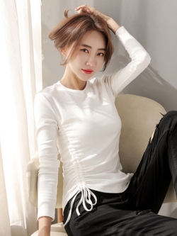 เสื้อยืดคอตตอน เสื้อยืดสไตล์เกาหลี