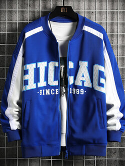 เสื้อแจ็คเก็ตเบสบอล เสื้อคลุม เสื้อแขนยาวสไตล์เกาหลี