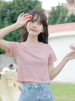 เสื้อผ้าวัยรุ่นเกาหลี เสื้อยืดวัยรุ่นผู้หญิง มีขนาด S M L XL