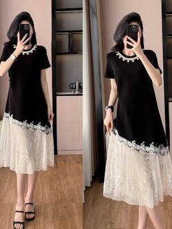 เดรสสีดำสุภาพ เรียบหรู ดูดี เหมาะกับทุกโอกาส | เดรสผู้หญิงแฟชั่นสุภาพ