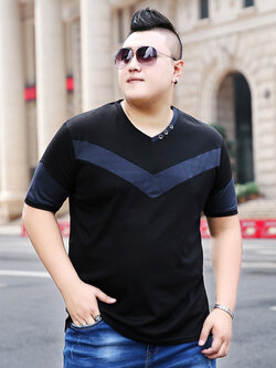 เสื้อยืดผู้ชายอ้วน S-5XL(อกเสื้อ39-51นิ้ว)