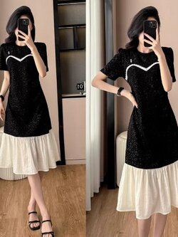 เดรสสีดำสุภาพ เรียบหรู ดูดี เหมาะกับทุกโอกาส | เดรสผู้หญิงแฟชั่นสุภาพ