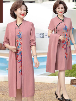 เดรสวัยผู้ใหญ่40-60ปี เดรสคุณแม่ ชุดเดรสทำงานวัยผู้ใหญ่ แบรนด์ MAMA DRESS