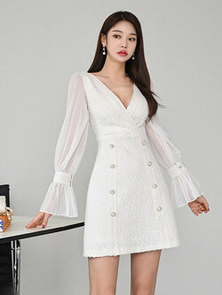 ชุดเดรสเกาหลี ร้านชุดเดรสเกาหลี ชุดเดรสเกาหลีน่ารักๆ ชุดเดรสสั้น