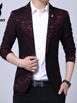 สูท Blazers ผู้ชาย เสื้อคลุมสไตล์สูท สำหรับผู้ชาย