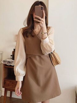 เดรสวัยรุ่น ชุดเดรสวัยรุ่น