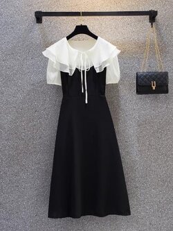 เดรสสีดำสุภาพ เรียบหรู ดูดี เหมาะกับทุกโอกาส | เดรสผู้หญิงแฟชั่นสุภาพ