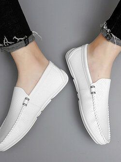 รองเท้าหนังผู้ชาย มีไซส์39-44 รองเท้าโลฟเฟอร์ชาย Slip-On Shoes