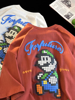 เสื้อยืดผู้ชายอ้วน S-5XL(อกเสื้อ39-51นิ้ว)