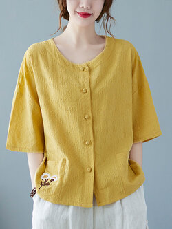 เสื้อลินิน แบบเสื้อสวยๆ เสื้อผ้าฝ้ายลินิน เสื้อเชิ้ตผ้าลินิน