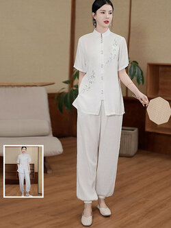 เสื้อลินิน เสื้อผ้าฝ้ายลินิน เสื้อเชิ้ตผ้าลินิน