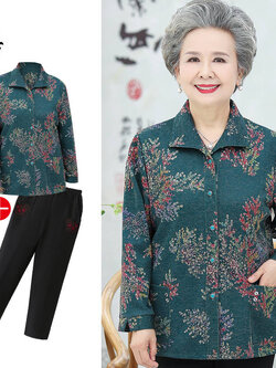 เสื้อคุณยาย เสื้อผู้วัยอายุ60-70ปี เสื้ออาม่า เสื้อผู้สูงอายุ